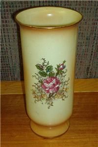 vintage beckwith china flowered vase zapun usa 1