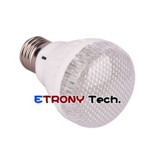 60 E27 2 0W White LED Energy Saving Light Bulb 220V R14