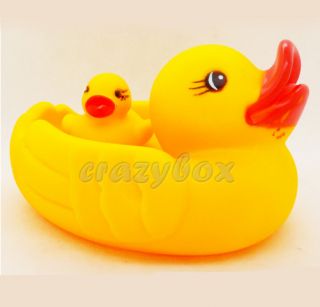 Funny Baby Bath Toys Rubber Race Ducks Yellow for kids Gift Baby