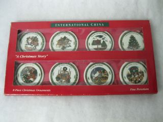 1996 International China Porcelain Ornaments A CHRISTMAS STORY By 