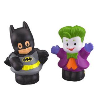 JOKER & BATMAN DC Super Friends Little People Figures Fisher Price NEW 