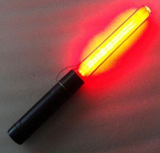 Police Traffic Control LED Red Light Wand Baton Magnet