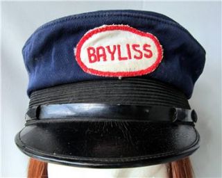 unusual vintage cap w 2 snap on crowns bayliss logo