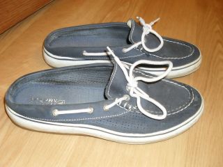 Womens Sperry Top Sider Boat Slip on Shoes Clogs Size 9 Medium Width 