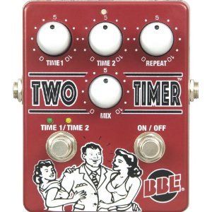 New BBE Two Timer Analog Delay Electric Guitar Pedal Stomp Box Effect 