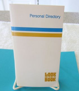Michigan Bell Telephone Personal Directory Look in The Book 1970 80s 