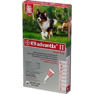 Bayer K9 Advantix II Large Dog 21 55 lbs 4 Months