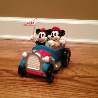 Disney Schmid Mickey & Minnie Mouse Music Box Car Yes Sir Thats My 