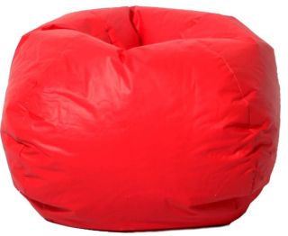 Durable Bean Bag Chairs with Comfortable Seating & Vinyl Cover in 6 