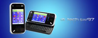   Tech SW97 Touch Screen Slider Quadband Cell Phones No Battery