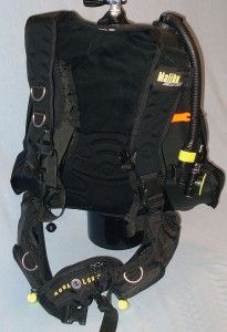 Aqualung Malibu RDS Weight Int Scuba BCD Air Mic Inflator XL EXC Cond 