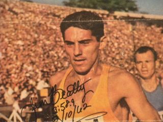 Jim Beatty 1960 Olympic Runner Autographed Sports Illustrated Cover 