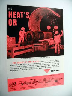 AMF Beaird Hot Rolling Steel Plate Pressure Vessel Ad