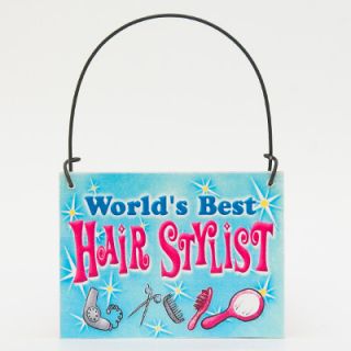 Hair Stylist Sign Beauty Shop Cottage Chic Salon Gift