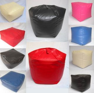 Large Children Size Bean Bag Seat Foot Stools Pouffe Covers Only 