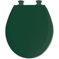 New Bemis Quality Round Green Wood Toilet Closet Seat