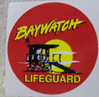 BayWatch Life Guard Window or Bumper Decal. Peel and Stick.
