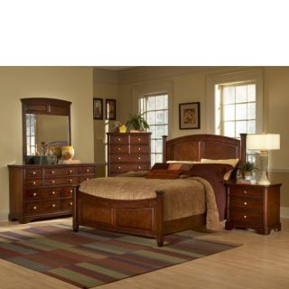 Laurel Heights 5 PC King Cherry Bedroom Furniture Set