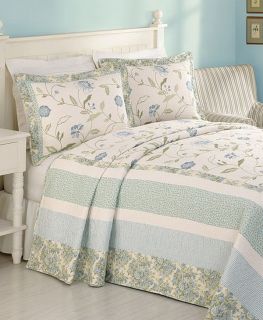 peking rebecca light blue queen bedspread