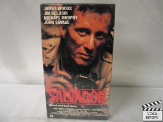 Salvador VHS New James Woods Jim Belushi John Savage
