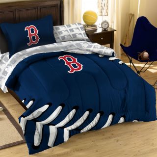   Sox Full Twin Comforter Shams Baseball Bedding Bed in Bag Decor