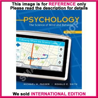 Psychology The Science of Mind and Behavior 5th International Edition 