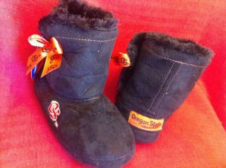 New Oregon State University Beavers Slippers Booties House Shoes 
