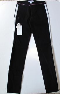 Armani Exchange A/X Women Side Stripes Zipped Pants Size PO 