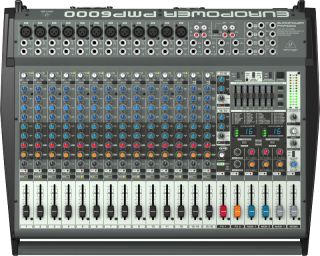 BEHRINGER PMP6000 NEW EUROPOWER 20 CHANNEL POWERED MIXER 1600W DUAL 