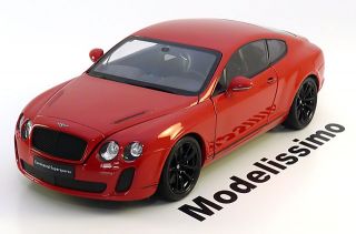 18 Welly Bentley Continental Supersports 2009 Red