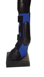 New Abetta Blue Neoprene Splint Bell Boot Combo Boots