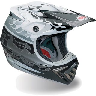 Bell Moto 8 Helmet Fuego Black White Size Small s New