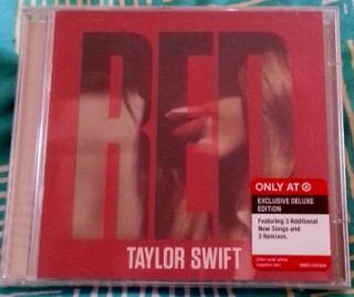 Taylor Swift Red Exclusive Deluxe Edition CD 3 Bonus Tracks 3 Remixes 