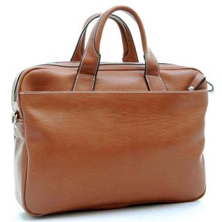 Belle Rose Briefcase Multi Compartment Leather Handbag
