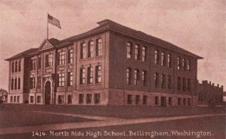 Bellingham WA North Side High School 1419 Postcard