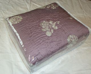 Martha Stewart Bellport Garden Lavender Queen Coverlet
