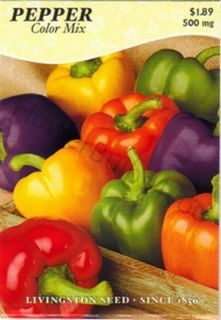 Bell Pepper and Jalapeno Seeds Different Varieties