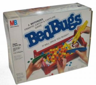 Bedbugs Bed Bugs 1985 Motorized Kids Game Complete Good