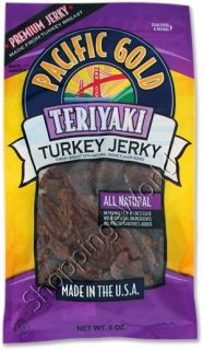 Teriyaki Turkey Jerky ½TO1½ lbs Pacific Gold by Oberto