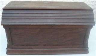 Antique New Home Treadle Sewing Machine Coffin Top Sale Gothic Wooden 