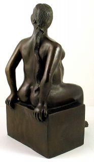   Botero Tribute Bronze Sculpture Bella Donna Sitting Woman