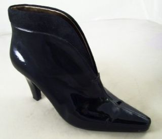 bellini women s black patent leather boots 9 5w