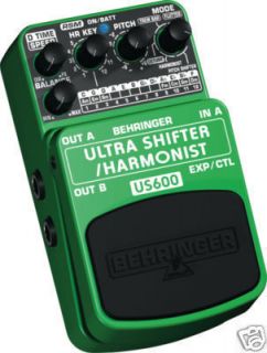 Behringer US600 Pitch Shifter Harmonist Effects Pedal