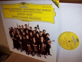 Orpheus Chamber Orchestra Bartok Janacek 1986 DDG German Press Stereo 