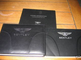 2004 Bentley Continental GT Owners Manual Owners Set