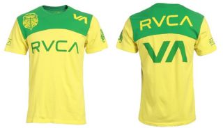 RVCA Vitor Belfort XL t shirt NWT UFC Fighter Brazilian flag design 
