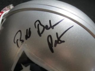 Bill Belichick Signed New England Patriots Mini Helmet PSA DNA HOF 