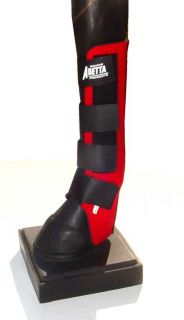 new abetta red neoprene splint bell boot combo boots 42919rd