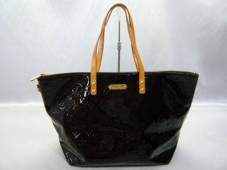   Louis Vuitton Vernis Amarante Shoulder Bag Tote Bag Bellevue GM