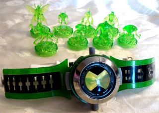 RARE BEN TEN 10 Alien Force Ultimate Omnitrix Illuminator Watch +++ 8 